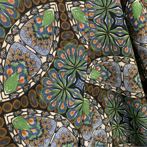 TRAC Women's Long Sleeve Romper Shorts Geometric Patterned #502 - Picture 4 of 10